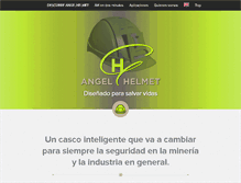 Tablet Screenshot of angelhelmet.com